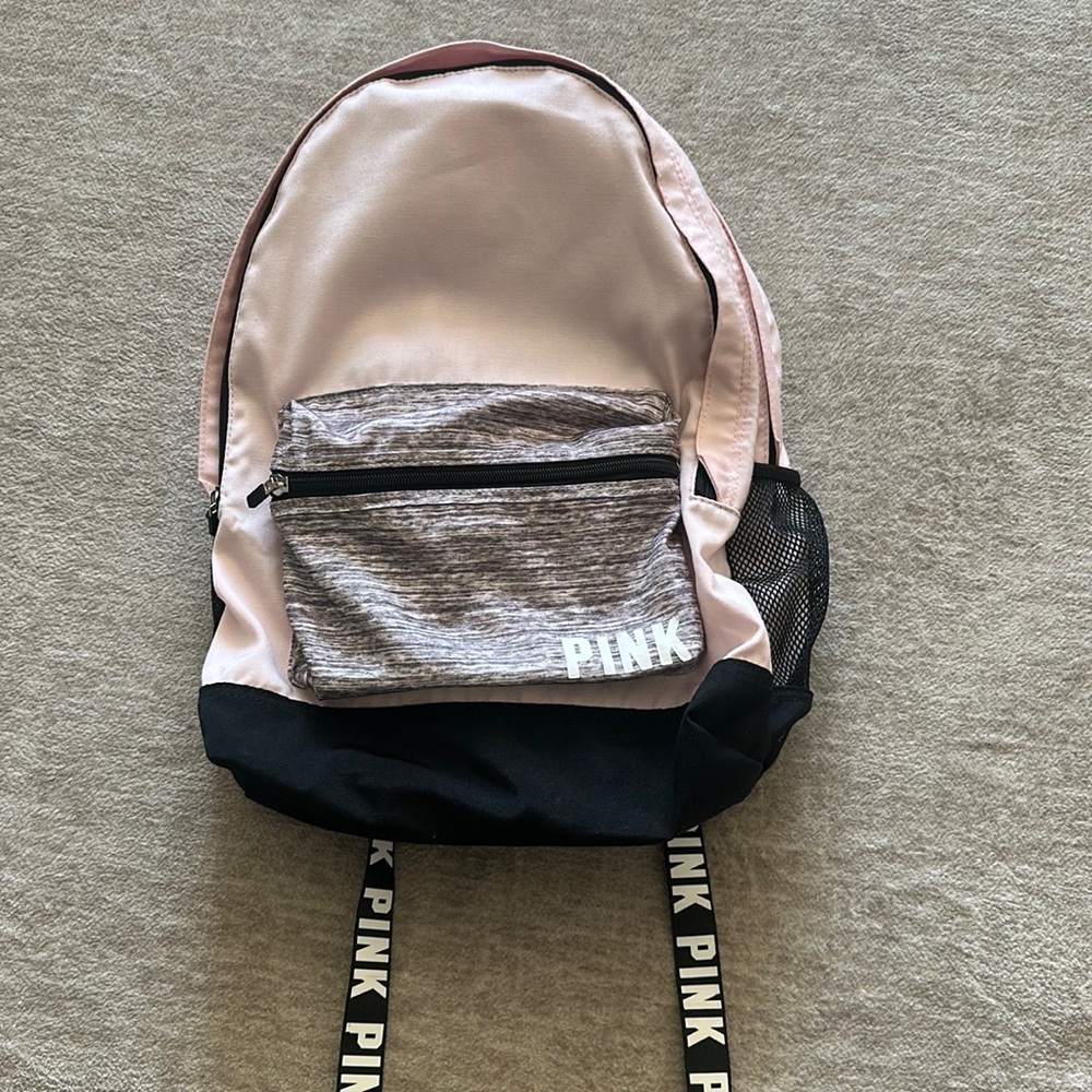 VS Pink backpack light pink color